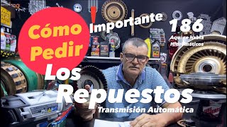 Cómo pedir los Repuestos Transmisión Automática ✅ [upl. by Mosby]