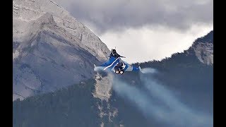 Rafale Display in the Stunning Switzerland Mountains Sion Airshow [upl. by Paige]