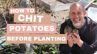 How To Chit Potatoes Before Planting [upl. by Annirac]