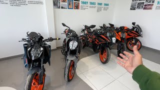 2024 KTM All Bikes Latest New Full Price List [upl. by Andi]