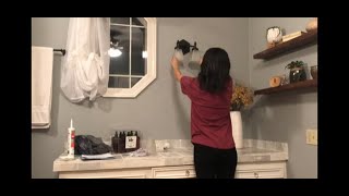 How to paint a light fixture changing the finish [upl. by Alleunamme524]