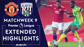 Manchester United v West Brom  PREMIER LEAGUE HIGHLIGHTS  11212020  NBC Sports [upl. by Boyer]