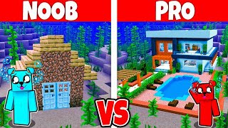 NOOB vs PRO NAJLEPSZY PODWODNY DOM w Minecraft [upl. by Elder]