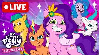 🔴 All Episodes My Little Pony Tell Your Tale S1 MLP G5 LIVE Childrens Cartoon [upl. by Sheree]