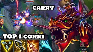 Wild Rift Corki  Top1 Corki Gameplay quotCorki Mainquot Rank Grandmaster [upl. by Ettennat438]