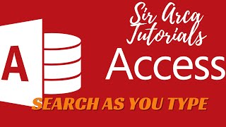 Search as you type function in MS ACCESS  MS Access Tutorials  Taglish [upl. by Nadine901]