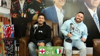 Italy vs England Euro Live Reaction [upl. by Perpetua]