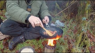 Bushcraft lunch in the forest [upl. by Eissalc484]