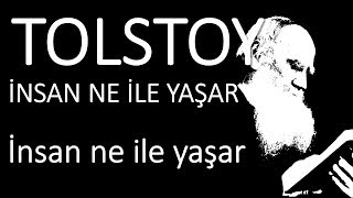 quotİnsan ne ile yaşarquot bölüm quotinsan ne ile yaşarquot Tolstoy sesli kitap okuyan Akın ALTAN [upl. by Mayap858]