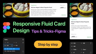 Responsive Card Component UI Design in Figma Tricks amp tips part 2 [upl. by Sivraj]