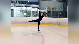 Ice dance partner search video Ysaline Hibon [upl. by Gibson]