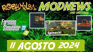 Robymel81 ModNews  Notizie del 11 Agosto 2024 [upl. by Ecirehs519]