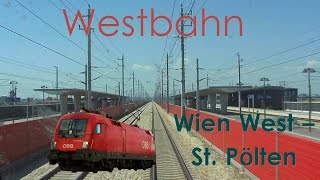 Führerstandsmitfahrt RAILJET  Westbahn Wien  St Pölten mit 230kmh  High Speed Train Cab Ride [upl. by Lamej523]