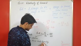 microeconomics chapter 6 Price Elasticity of demand Numerical portion part 1 [upl. by Tiff]