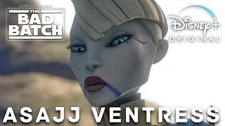 Asajj Ventress Returns  Star Wars The Bad Batch  Season 3 Episode 9  Disney [upl. by Ayt]