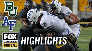 Air Force Falcons vs Baylor Bears Highlghts  FOX College Football [upl. by Stasny]