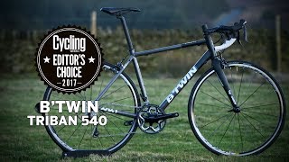 BTwin Triban 540  Editors Choice  Cycling Weekly [upl. by Asaert]