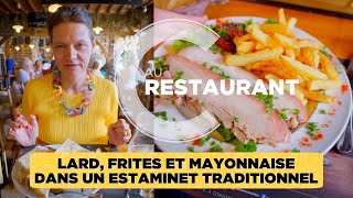 Lard frites et mayonnaise dans un estaminet traditionnel [upl. by Kcerb]