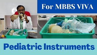 Pediatrics Instruments  For MBBS Viva  NEET Spotters [upl. by Ailis554]