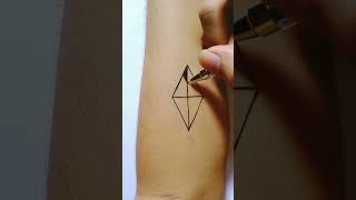 How To Make Tattoo Simple With Pens tattooed [upl. by Ling978]