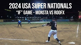 quotIFquot Game  Monsta vs RoofX  2024 USA Super Nationals [upl. by Laucsap]