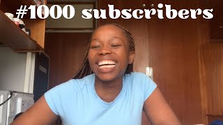 1k subscribers baby  South African YouTuber  Wenzokuhle Mbatha [upl. by Ru38]