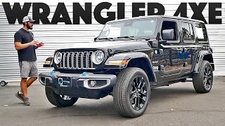 2024 Jeep Wrangler 4xe Review amp Drive  Worth the hype [upl. by Leola]