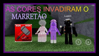 AS CORES INVADIRAM O MARRETÃO💜🩷🖤RobloxFlee the facility  iiJúliaGamerYT [upl. by Klusek812]