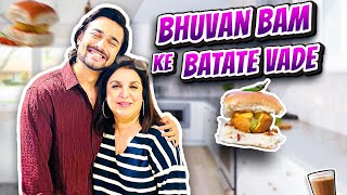 Bhuvan Bam Aur Farah Khan Ka Perfect Vada Pav  FarahKhanK [upl. by Pascale787]