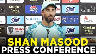 Shan Masood Press Conference  Pakistan vs England  1st Test Day 5 2024  PCB  M3G1K [upl. by Nagoh873]