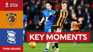 Hull City v Birmingham City  Key Moments  Third Round  Emirates FA Cup 202324 [upl. by Enyedy]