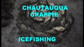 CHAUTAUQUA CRAPPIE ON ICE [upl. by Atiuqehs]