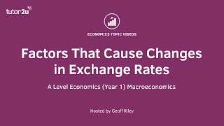 Factors Causing Currency Changes I A Level and IB Economics [upl. by Bowrah312]