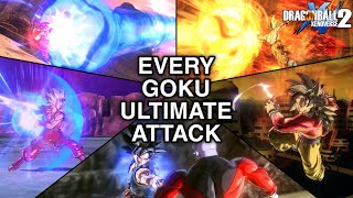 Every Goku Ultimate Attack in Dragon Ball Xenoverse 2 [upl. by Ecilahc]