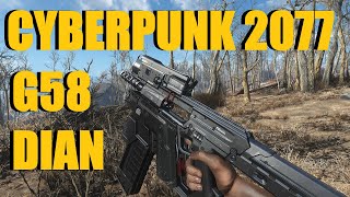 Fallout 4 Mod Review  Cyberpunk 2077 G58 Dian [upl. by Delano]