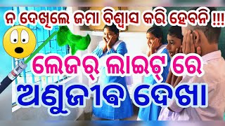 ବିନା ମାଇକ୍ରୋସ୍କୋପ୍ ରେ ଅଣୁଜୀଵ ଦେଖା  Viewing microbes with a laser light  Microorganisms [upl. by Anid]