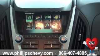 2014 Chevy Equinox  Navigation  How to Set Your Home Address  Phillips Chevrolet Car Sales [upl. by Laerdna686]