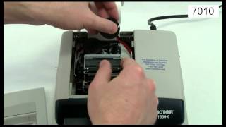 Victor Technology  How To Change A Printing Calculator Ink Ribbon [upl. by Halli37]