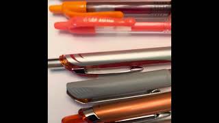 Episode 65 Fall Colored Ink Pens  3rd and Final Video of the Series  Orange Ink Pens pens [upl. by Ravaj]