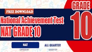 NATIONAL ACHIEVEMENT TEST NAT REVIEWER FOR GRADE 10  UPDATED FILES SY 20232024 [upl. by Templeton]