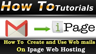 انشاء وإدارة ايميلات الموقع علي Create and manage Web mails on Ipage [upl. by Ilil]