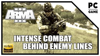 Intense Fight Behind Enemy Lines  Arma 3 HIRES Audio PC HD Gameplay [upl. by Derrick229]