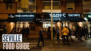 Where To Eat In Seville Spain  Tapas Bars Restaurants Churros  More Places To Eat In Sevilla [upl. by Ahsinahs]