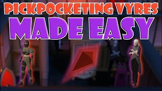 Quick Guide to Pickpocketing Vyres in OSRS [upl. by Ailimat]