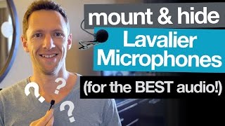 Improve ANY Lavalier Microphone Mount and Hide for the BEST Audio [upl. by Roselani]