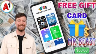 Mr beast gift card  Real and fake mr beast giveaway scam [upl. by Noirrad]