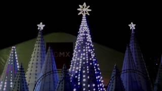 LUCES DE NAVIDAD EN EL ZÓCALO DE LA CDMX 1 [upl. by Edny]