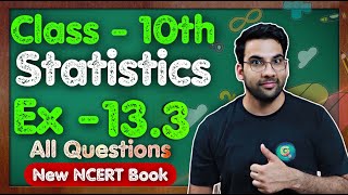 Class  10 Ex  133 Q1 to Q7 Statistics  NEW NCERT  CBSE GREEN Board [upl. by Balkin196]