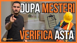 Ce verificam la un apartament finisat dupa mesteri 👷‍♂️🛠️ [upl. by Sinned]