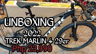 UNBOXING amp ASSEMBLE  2022 TREK MARLIN 4 29ER [upl. by Ahseyk272]